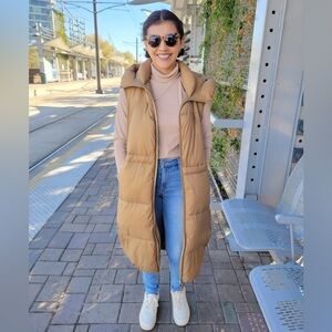 Tommy Hilfiger Camel Puffer Vest